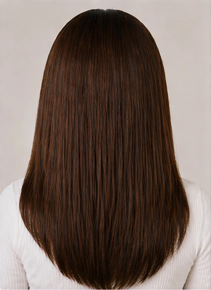 7 Pcs Color #2 Clip-In Hair Extensions 14"
