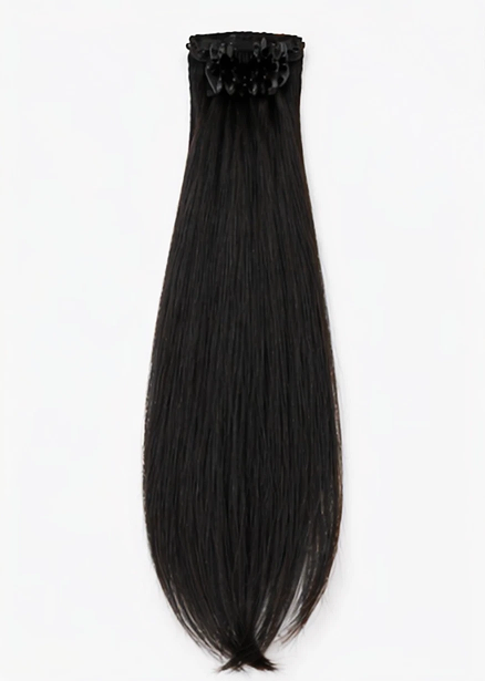 Claw Clip Ponytail Extension – Color 1B 18"