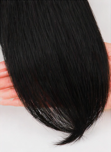 Front Patch Hair Piece – Natural Black