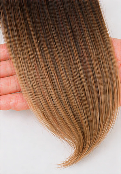 5 Pcs Ombre Caramel Clip-In Hair Extensions 14"